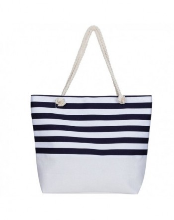 MISS FANTASY Canvas Stripe Shoulder