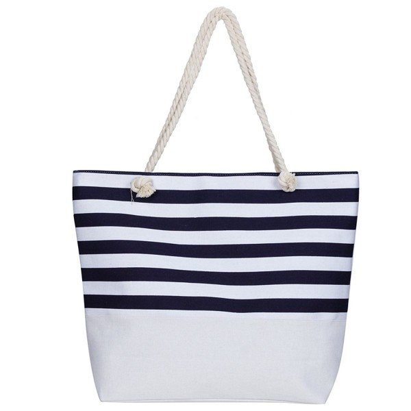 MISS FANTASY Canvas Stripe Shoulder