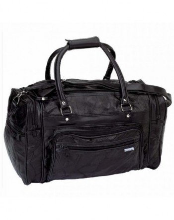 Maxam Leather Tote Barrel Bag