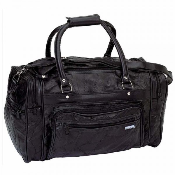 Maxam Leather Tote Barrel Bag