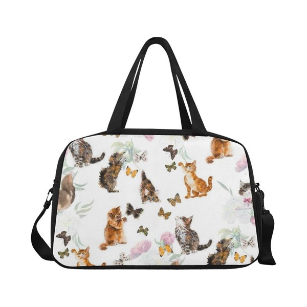 InterestPrint Watercolor Kitten Handbag Luggage