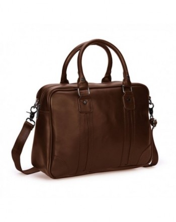 BAIGIO Laptop Briefcase Shoulder Coffee