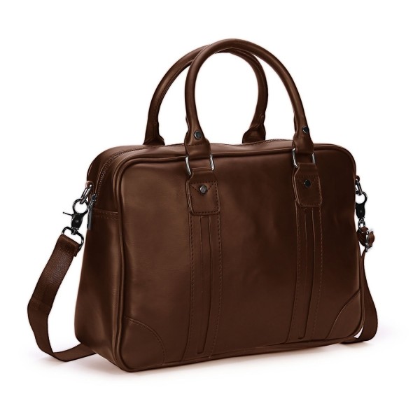 BAIGIO Laptop Briefcase Shoulder Coffee