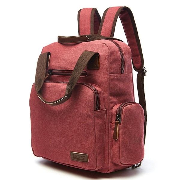 Genbagbar Canvas Backpack College Handbag