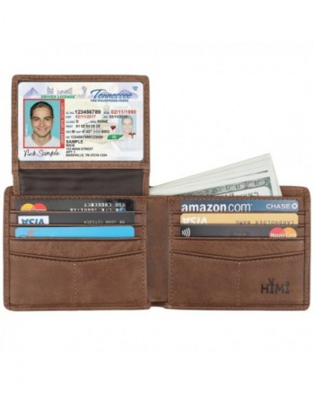 Wallet Men Genuine Leather Blocking Stylish