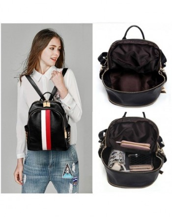 Fashion Mini Leather Small Backpack Purse Teen Girl Travel Daypack ...