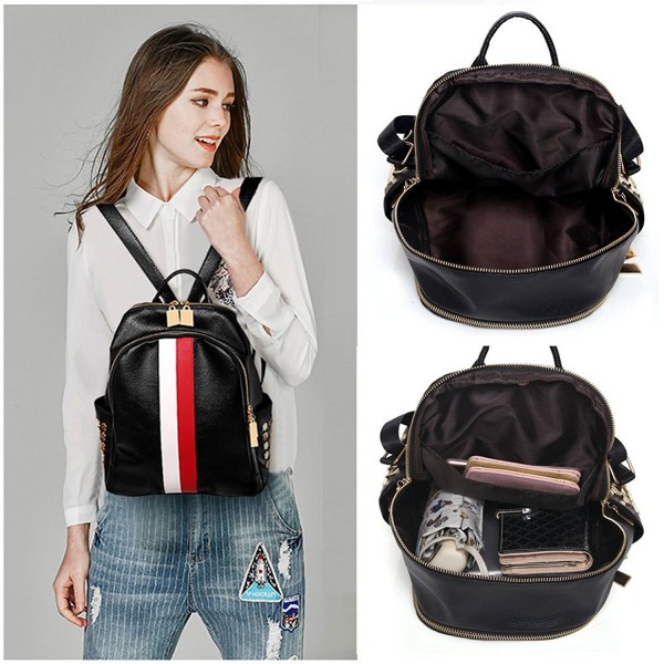 Fashion Mini Leather Small Backpack Purse Teen Girl Travel Daypack ...