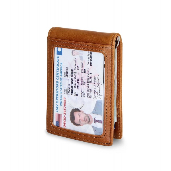 Blocking Genuine Leather Minimalist Wallets