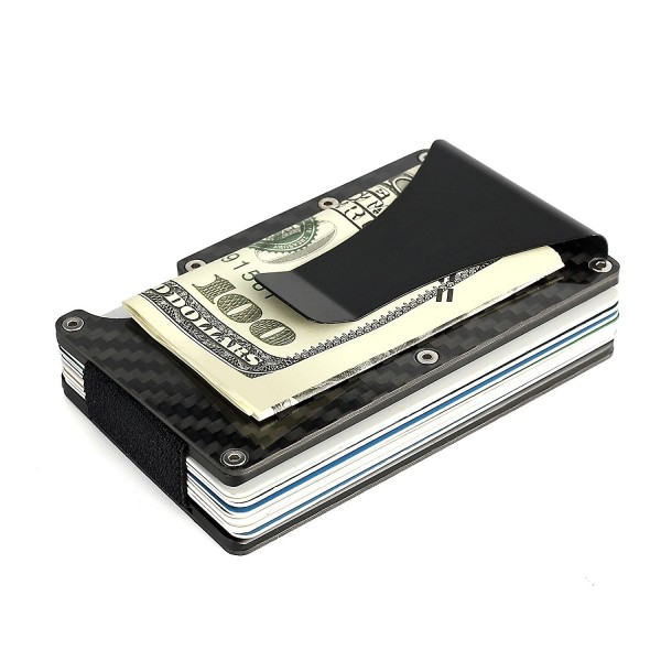 Minimalist Aluminum Wallet Slim Money Clip Metal Wallet RFID Front ...