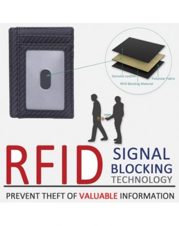 Slim Wallet RFID Front Pocket Wallet Minimalist Secure Thin Credit Card ...