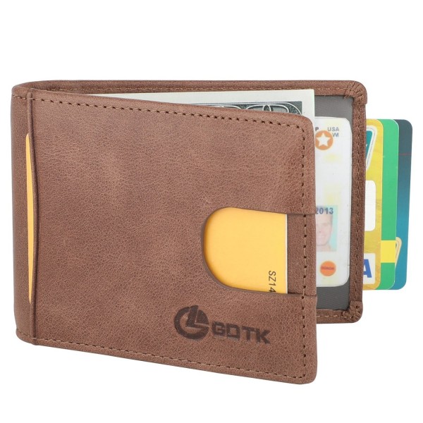 Blocking Genuine Leather Minimalist Wallets