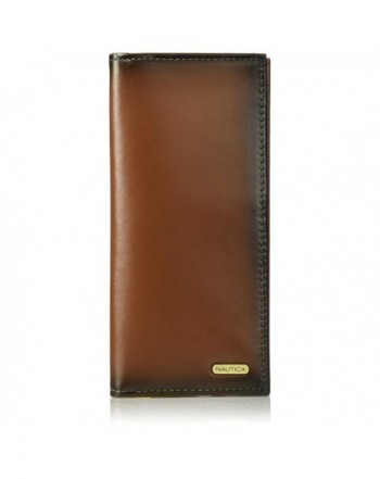 Nautica Leather Secretary Checkbook Organizer