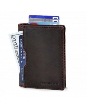 Blocking Genuine Leather Minimalist Billfold