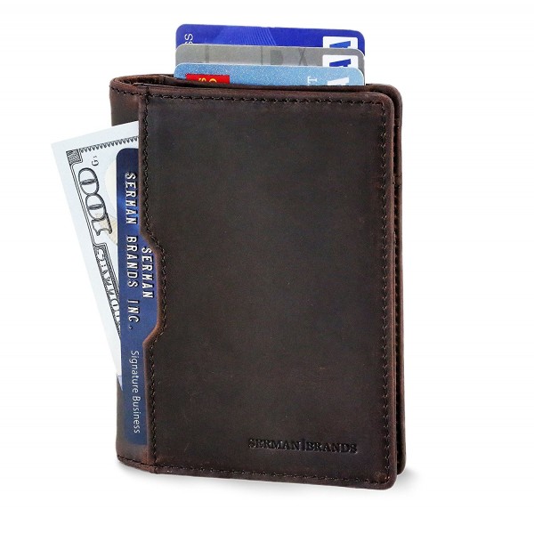 Blocking Genuine Leather Minimalist Billfold