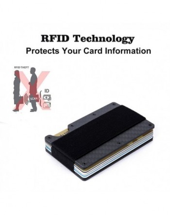 Minimalist Aluminum Wallet Slim Money Clip Metal Wallet RFID Front ...