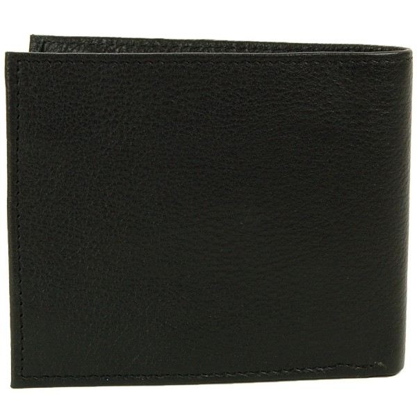 Mens Leather Wallet Zipper Coin Purse 6 Card Slots 3 More Pockets 2 ...