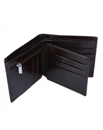 YOOMALL Trifold Leather Wallets Blocking