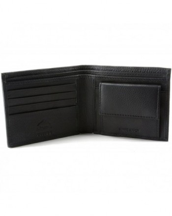 Alpine Swiss Leather Bifold Sections