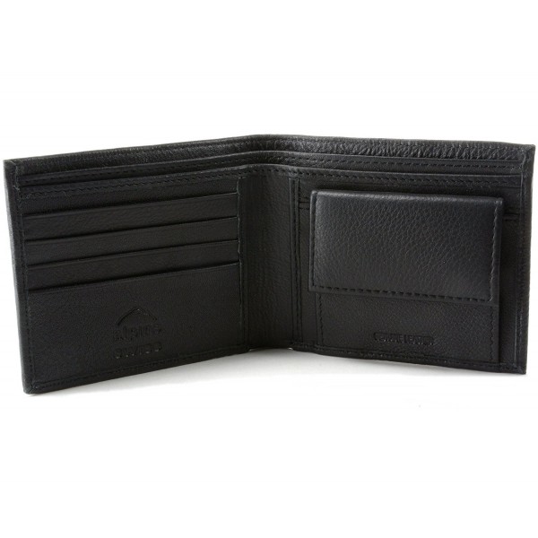 Alpine Swiss Leather Bifold Sections