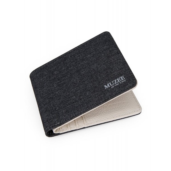 Muzee Canvas Leather Wallet Billfold