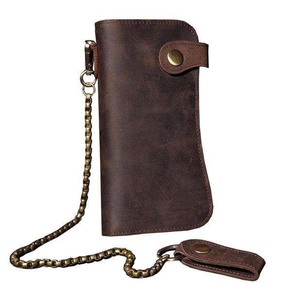 Genuine Leather Wallet Vintage Checkbook Genuine Leather Wallet Vintage Checkbook