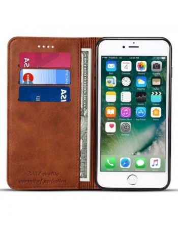 Iphone Leather Wallet Kickstand Protective