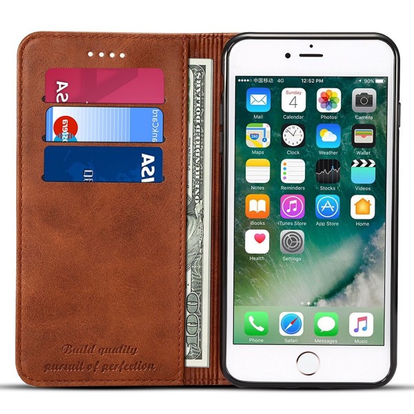 Iphone Leather Wallet Kickstand Protective