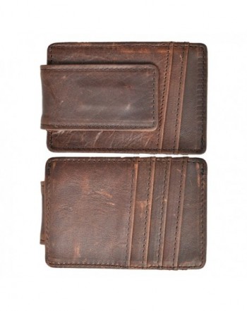 Hopsooken Pocket Wallet Leather Minimalist