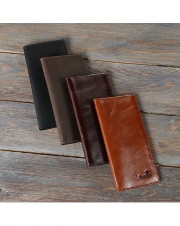 Long Bifold Wallet Women - Light Brown - CF12FGF7NXH