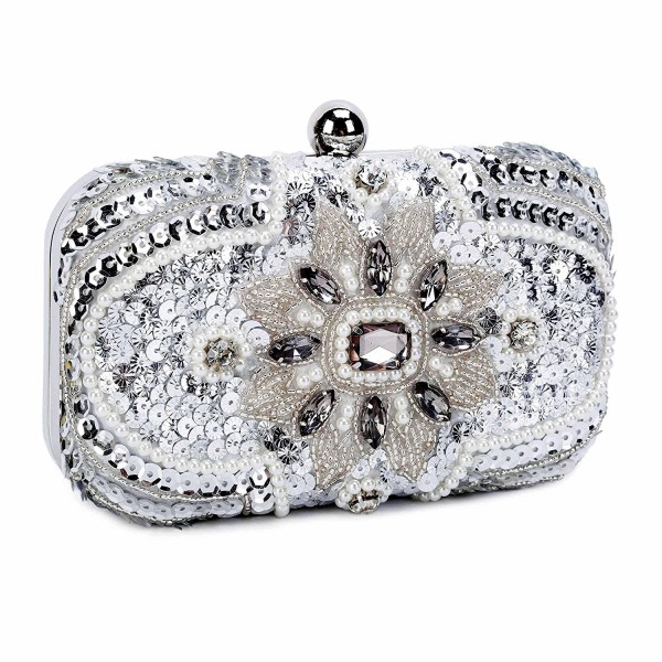 Women's Full Crystal Rhinestone Evening Party Clutches Bridal Wedding ...