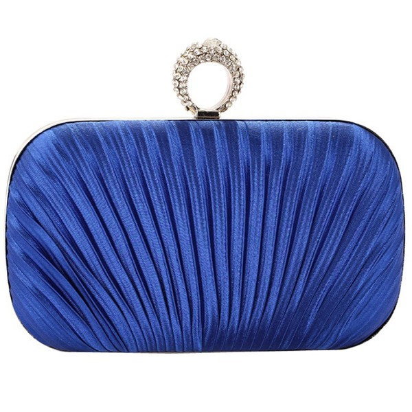 Womens Pleated Evening Clutch Bags Wedding Party Prom Purses ...