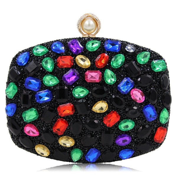 Sparkling Diamond Studded Crystal Multicoloured