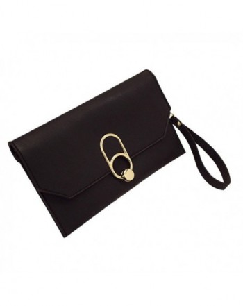 Leather Envelope Crossbody Detachable Shoulder