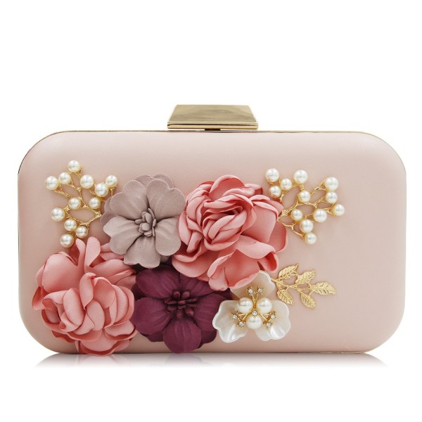 Milisente Evening Flower Clutch Purses Milisente Evening Flower Clutch Purses