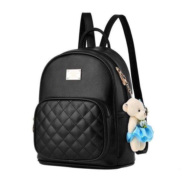 Women PU Leather Backpack Purse Satchel School Bags Knapsack for ...