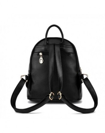 Women PU Leather Backpack Purse Satchel School Bags Knapsack for ...