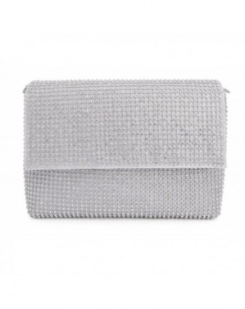 Crystal Clutch Rectangular Clamshell Evening