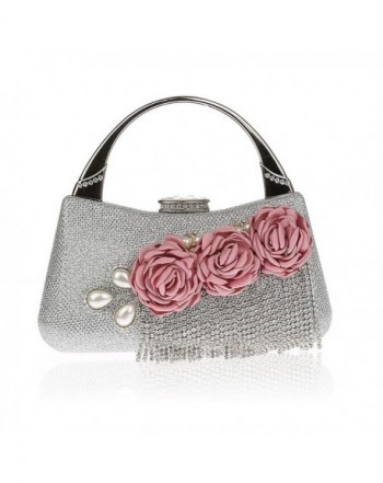 Flowered Tassels Handbags Wedding Evening