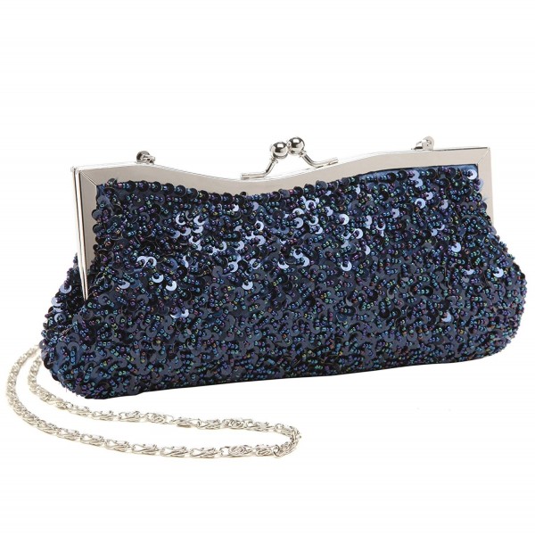 Dazzling Sequined Baguette Evening Clutch Dazzling Sequined Baguette Evening Clutch
