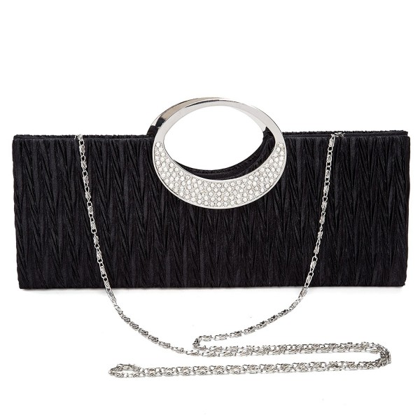 Chichitop Rhinestone Pleated Evening Handbag Chichitop Rhinestone Pleated Evening Handbag