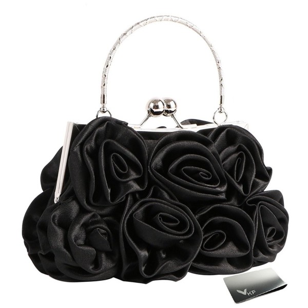 Missy Roses Clutch Purse Closure