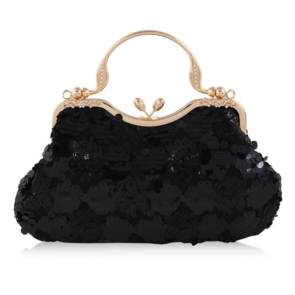 Damara Sequins Overlay Evening Handbags