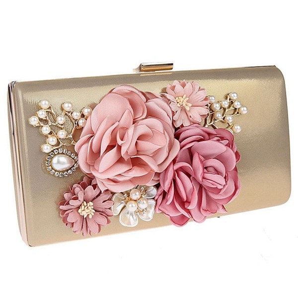 Womens Flower Evening Wedding Handbags