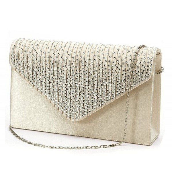 champagne clutch purse