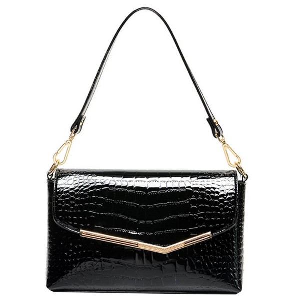 Leather Handbag Alligator Pattern Shoulder Leather Handbag Alligator Pattern Shoulder