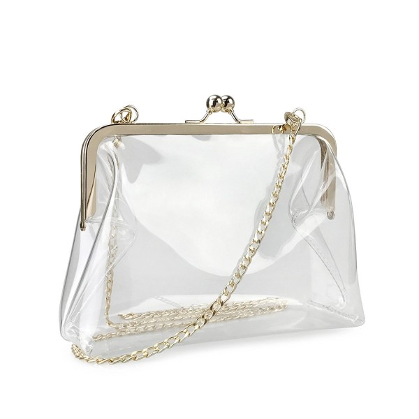 Hoxis Clear Transparent Womens Clutch