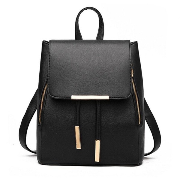 Backpack Leather Capacity Rucksack Shoulder