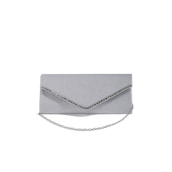 Envelope Metallic Glitter Evening Handbag