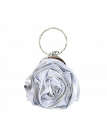 ILISHOP Rosette Bridesmaid Wristlet Rhinestone