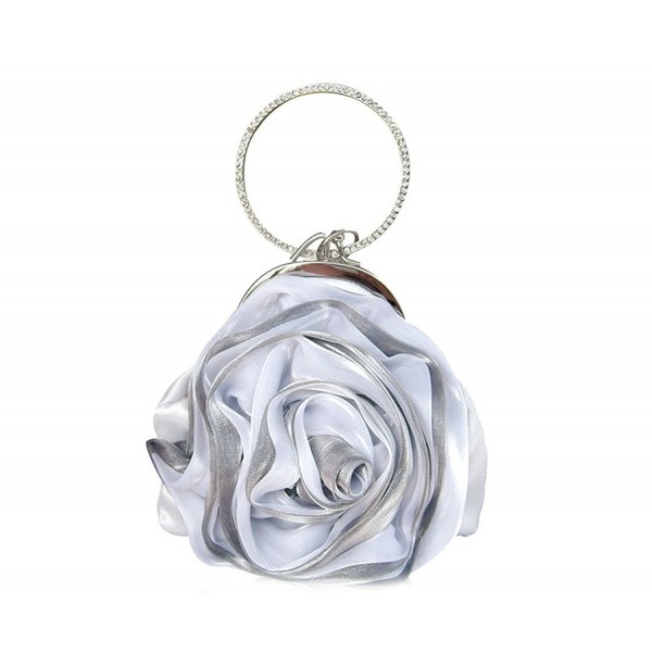 ILISHOP Rosette Bridesmaid Wristlet Rhinestone